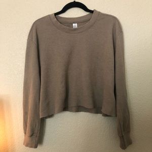 Waffle Crew Neck Long-Sleeve Shirt